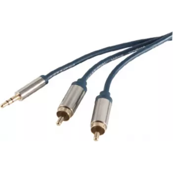 Garso kabelis 3.5 mm į 2 x RCA ShiverPeaks SP30831-SLIM