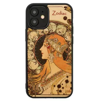 Dėklas Man and Wood iPhone 12 mini — Zodiac serija, juodas
