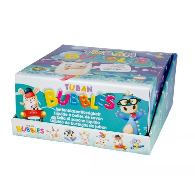 Burbulų rinkinys Tuban DISPLAY MAŽI MUILO BURBULAI MIŠINYS 36 vnt. x 60 ml