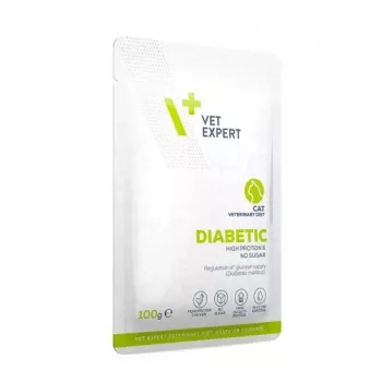 VET EXPERT Veterinary Diet Diabetic Cat šlapias ėdalas katėms 100g