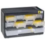 Dėžė smulkioms detalėms allit VarioPlus Basic 15, 300×190×135 mm, juoda/geltona