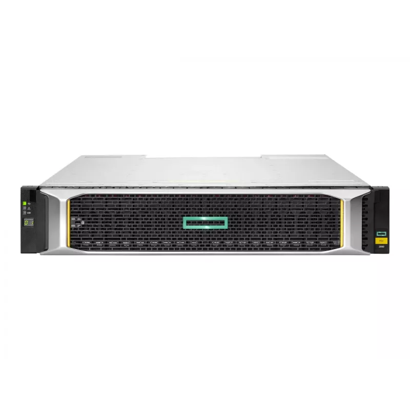 HPE MSA 2060 Disk Array 0 TB 2U stovas sidabrinis juodas HDD SSD