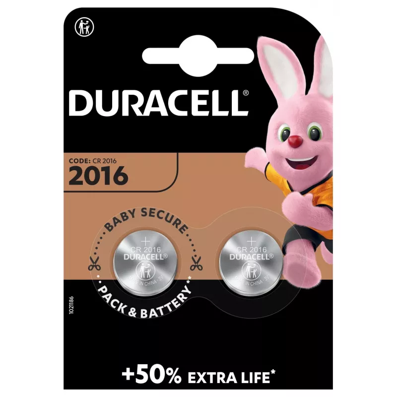 Duracell 2016 vienkartinė baterija CR2016 ličio
