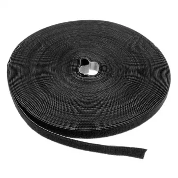 LABEL THE CABLE LTC PRO Roll Strap dvipusis lipnus diržas 25 m juodas