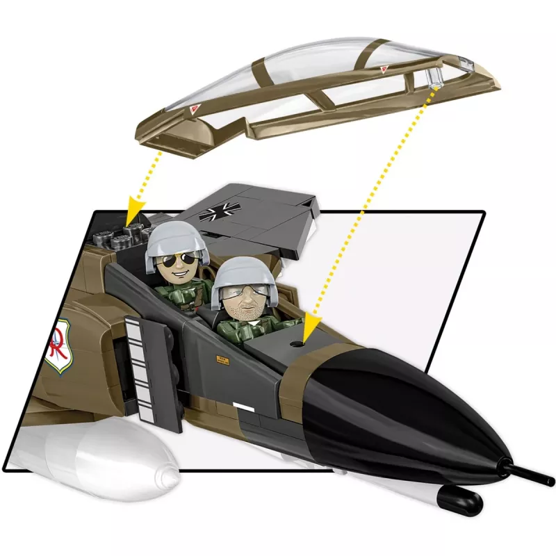 Konstruktorius Blocks Armed Forces F-4F Phantom II 676 detalių