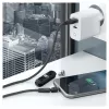 USB kabelis RealPower MagneticCharge3 1 m USB A juoda mėlyna raudona