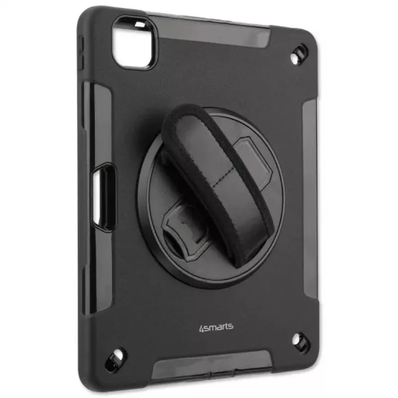 4smarts - Galinis dangtelis planšetei - Patvarus - Termoplastinis poliuretanas (TPU) - Juodas - Apple 10.9 iPad Air (4. kartos) (467841)