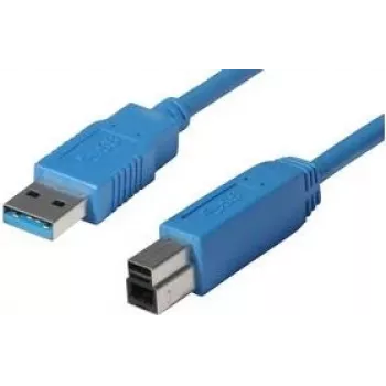shiverpeaks BASIC-S USB 3.0 laidas, A kištukas - B kištukas 0,5 m, mėlynas, dvigubai ekranuotas (BS77030)