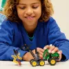 LEGO TECHNIC 42218 John Deere 1470H Ratų miško kombainas