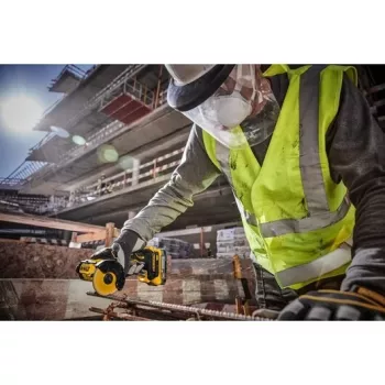 DeWALT DCS438N-XJ 18V XR belaidis kampinis šlifuoklis, 76 mm
