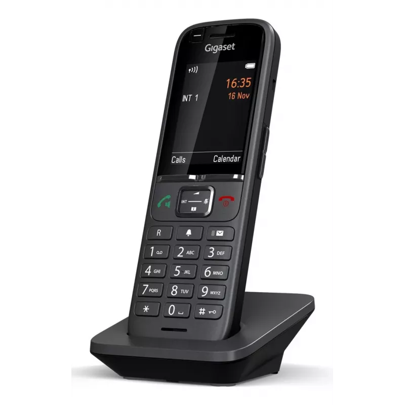 Gigaset N530 IP PRO + S700H PRO DECT belaidis telefonas su skambučio numerio atpažinimu, antracito spalvos