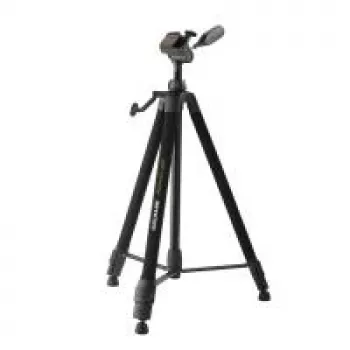 Tripodas Cullmann Prmiax 390 skirtas skaitmeniniams ir juostiniams fotoaparatams, 3,5 kg apkrova, 169 cm maksimalus aukštis, 66 cm minimalus aukštis, 1,69 kg, juodas, 3 kojelės