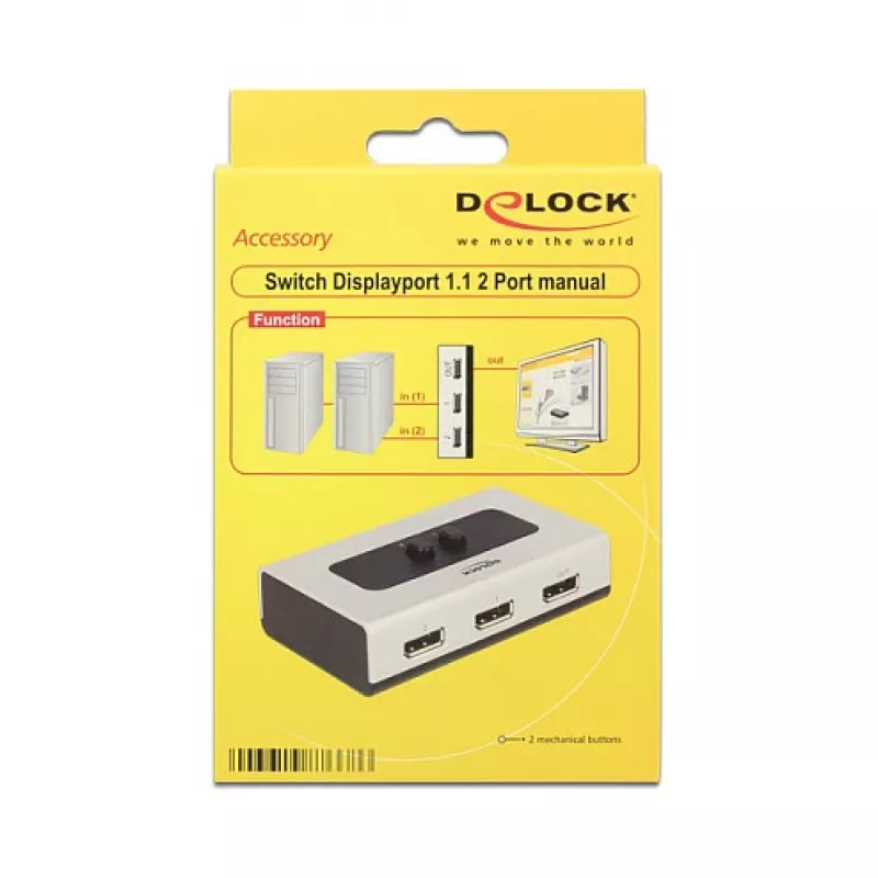 Vaizdo jungiklis DeLOCK 87668 DisplayPort