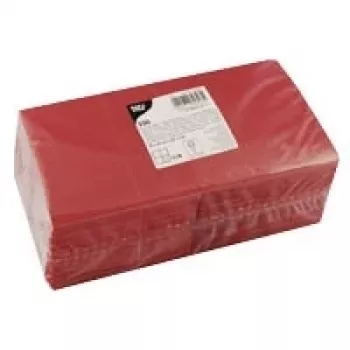 PAPSTAR SERVETĖ 25x25 cm Raudona (82898)