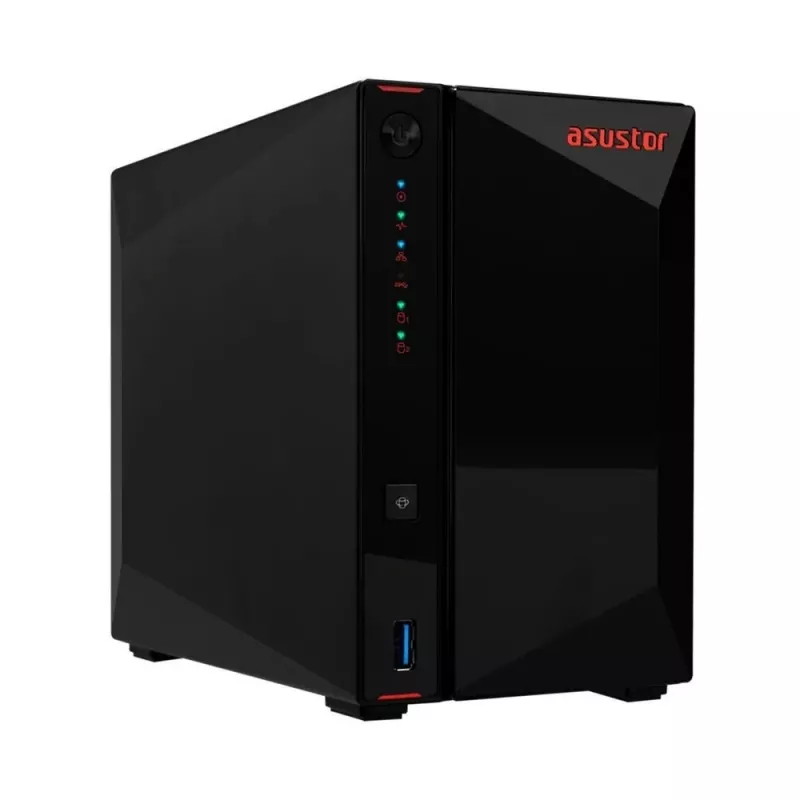 Asustor AS5402T NAS / saugojimo serveris Intel® Celeron® N5105 4 GB DDR4 0 TB ADM Juodas