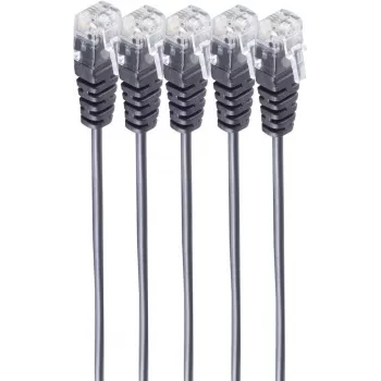 Telefono laidas ShiverPeaks BS70084-3-SET5 3 m juodas