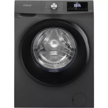 Bomann WAT7186 skalbyklė su džiovinimu, 8 kg skalbti / 5 kg skalbti ir džiovinti, 1400 aps./min., Black Titanium