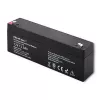 Sandari AGM baterija QOLTEC 12V 2,3Ah UPS ir atsarginėms sistemoms, maks. iškrova 34,5A