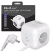 Power Cube QOLTEC 52547 ilgintuvas 3×AC lizdai, 2×USB-A, 1×USB-C PD 20W