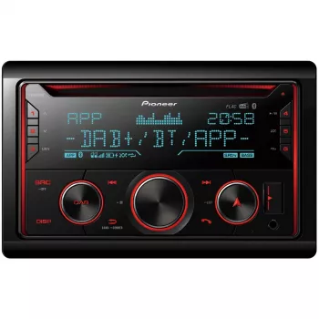 Automobilinis medijos imtuvas Pioneer FH-S820DAB Juodas 200 W Bluetooth