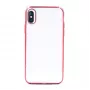 Devia Soft Case Glitter dėklas, skirtas iPhone XS/X 5,8 inch, TPU, raudonas