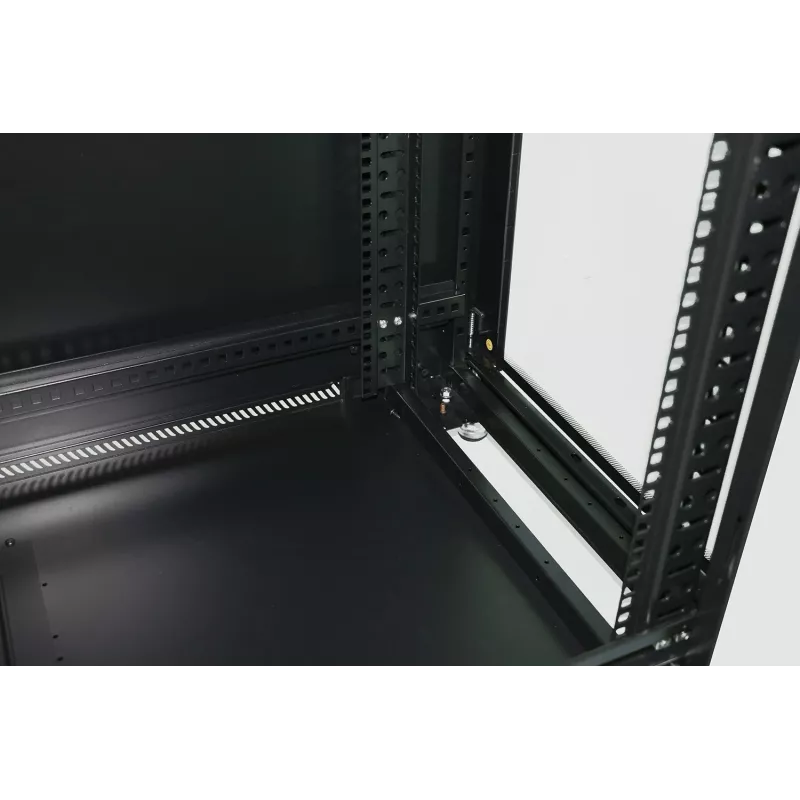 Laisvai pastatomas stovas Extralink Rackmount Cabinet 27U 800x800 juodas, 600 kg talpa