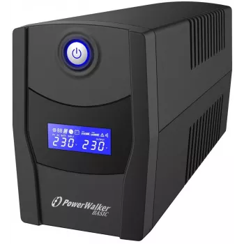 PowerWalker VI 600 STL nepertraukiamo maitinimo šaltinis (UPS) 0.6 kVA 360 W 2 lizdai