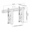 Sieninis laikiklis televizoriui Sbox LVW02-46F (37-70 col./45 kg/600x400)