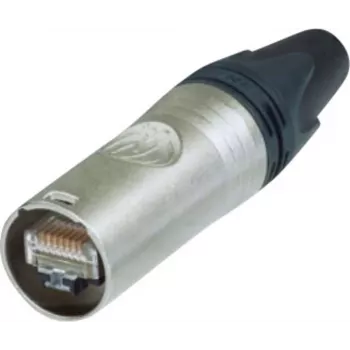 Neutrik RJ45 etherCON CAT6 A kištukas, tiesus, 8P8C NE8MX6, nikeliuotas, 1 vnt.