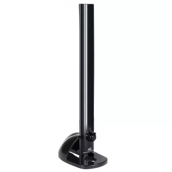 Vidinė TV antena MACLEAN MCTV-930 – DVB-T, VHF 87,5–230 MHz, UHF 470–790 MHz, VHF 26 dB / UHF 28 dB, 75 Ω, juoda