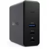 Lenovo X9 Įkrovimo stotelė GaN Wired USB 3.2 Gen 2 (3.1 Gen 2) Type-C Pilka