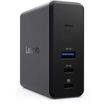 Lenovo X9 Įkrovimo stotelė GaN Wired USB 3.2 Gen 2 (3.1 Gen 2) Type-C Pilka