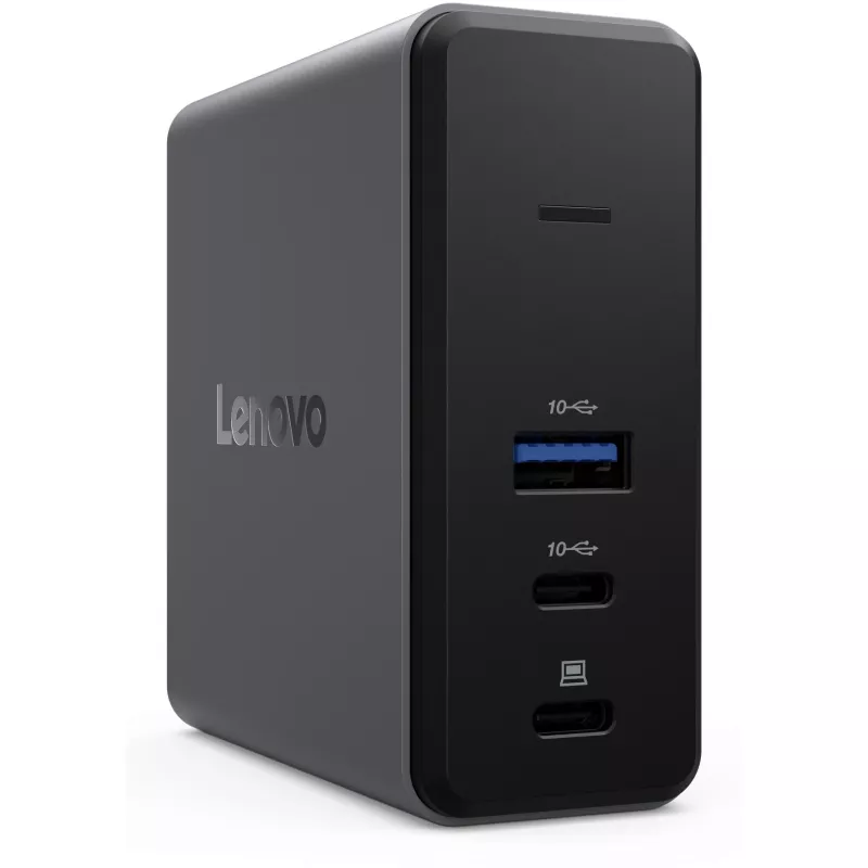 Lenovo X9 Įkrovimo stotelė GaN Wired USB 3.2 Gen 2 (3.1 Gen 2) Type-C Pilka