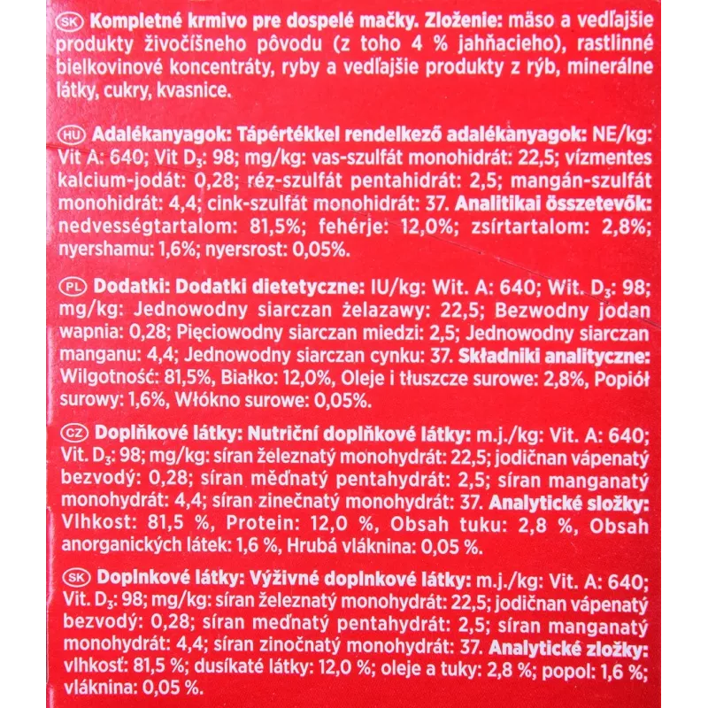 GOURMET Mon Petit Meat Mix šlapias kačių ėdalas 6 x 50 g