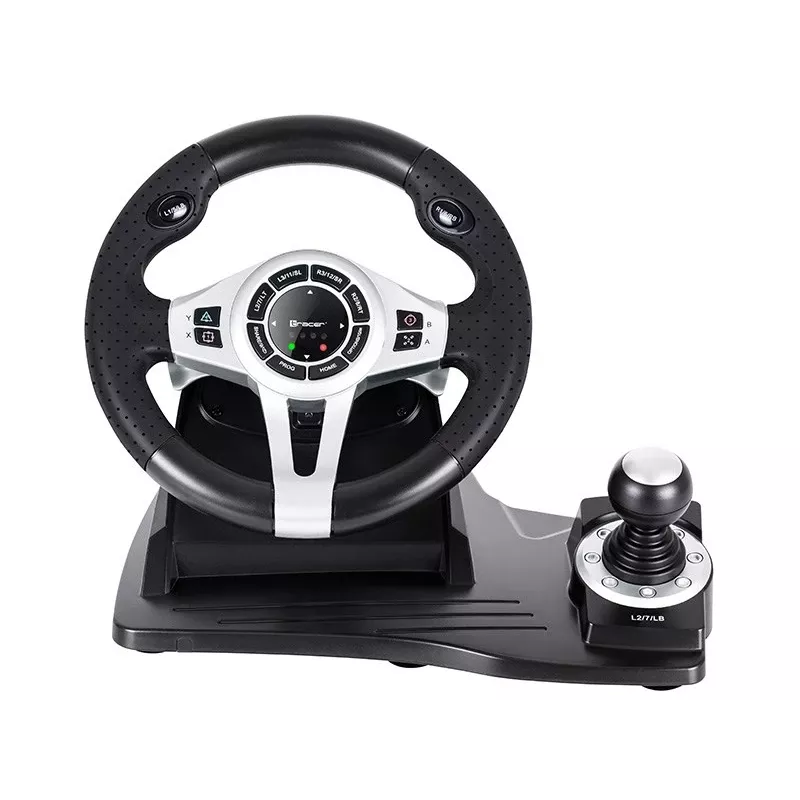 Tracer TRAJOY46524 Žaidimų vairas su pedalais juodas, skirtas PlayStation 4, PlayStation 3