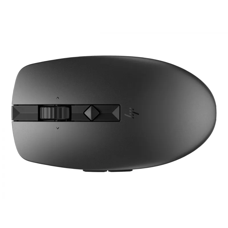 HP 710 įkraunama tyli pelė, ambidekstrinė, RF belaidė + Bluetooth, 3000 DPI, juoda
