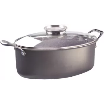 Puodas Pensofal Invictum Professional Ovalus 32 cm su dviem rankenomis ir stikliniu dangčiu