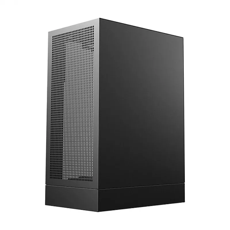 PC korpusas DeepCool CH170 PLUS Tower Black – mikro-ATX/mini-ITX, grūdintas stiklas, USB-C, viršuje montuojamas maitinimo šaltinis