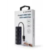 USB 2.0 4 prievadų šakotuvas Gembird UHB-U2P4-05
