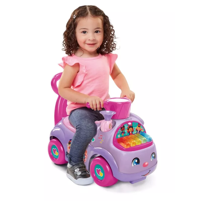 Važinėjamas žaislas Fisher Price Musical Parade violetinis