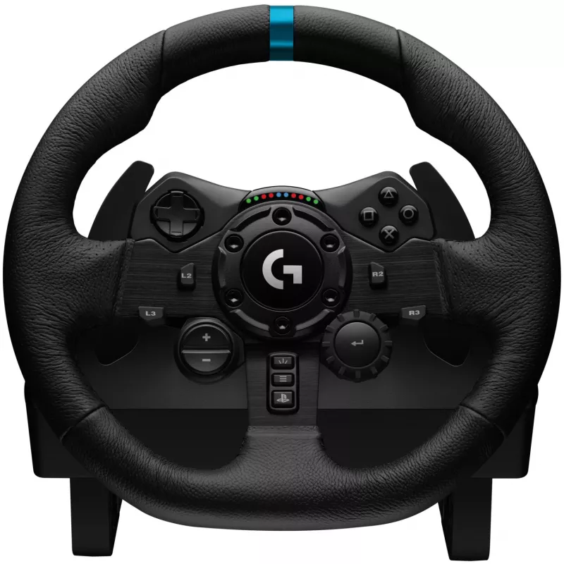 Logitech G G923 SE Vairas su pedalais ir svirtimi Juodas USB 2.0 PC, PlayStation 4, PlayStation 5 (991-000531)
