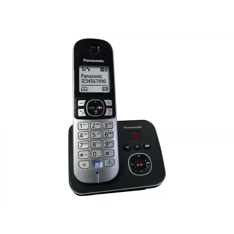 DECT belaidis telefonas Panasonic KX-TG6821GB juodas