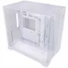 Lian Li O11 Vision Compact - Baltas + 3x UNI FAN SL-INF 120 ARGB Reverse Blade PWM Ventiliatorius - 120mm (su valdikliu)