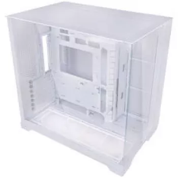 Lian Li O11 Vision Compact - Baltas + 3x UNI FAN SL-INF 120 ARGB Reverse Blade PWM Ventiliatorius - 120mm (su valdikliu)