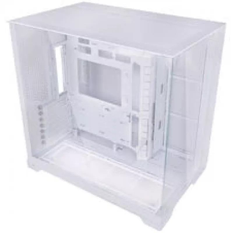 Lian Li O11 Vision Compact - Baltas + 3x UNI FAN SL-INF 120 ARGB Reverse Blade PWM Ventiliatorius - 120mm (su valdikliu)