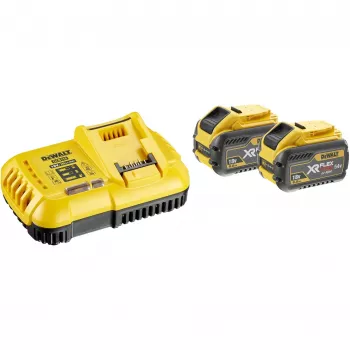 DEWALT akumuliatorius 2x18V 9.0Ah + kroviklis