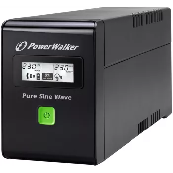 PowerWalker VI 600 SW nepertraukiamo maitinimo šaltinis 600VA/360W