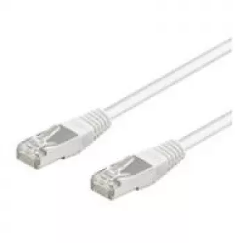 Wentronic Goobay CAT 5e Patch Laidas, F/UTP, Baltas, 5 m - CCA Vario Mišinys (93498)