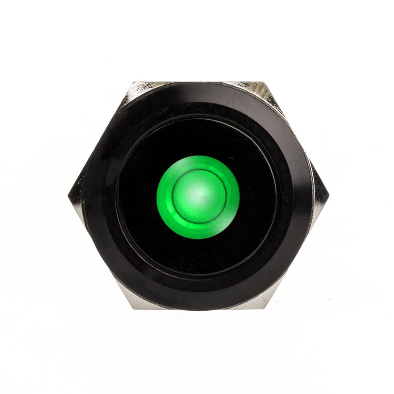 DimasTech PD220 vandal-resistant 25 mm mygtukas Blackline Dot RGB