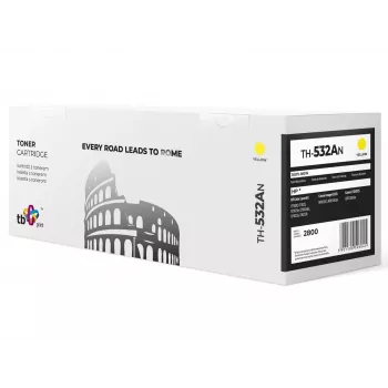 Toner TB suderinamas su HP CC532A, 100% naujas, geltonas